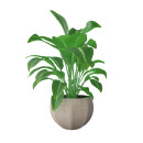 Merkur - hängendes Pflanzgefäß 60 steingrau-Beton