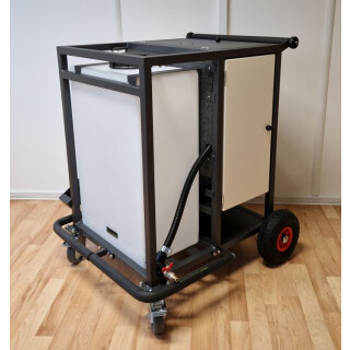 huwag 35 - Gießwagen mit Akku-Pumpe Automatik, 105L Tank