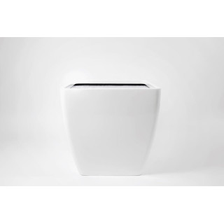 Supremo Gefäß QU 70/h68, lackiert in RAL 9010 HS