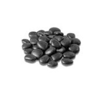 Dekosteine schwarz, 25-40mm, Recycling-Kunststoff 1,3kg  (Karton-VE 12)