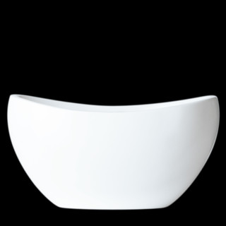 Ovation Schale 50x23/h25, lackiert in RAL 9010 reinweiss HS