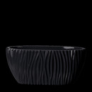 Fjord Oval 45x19/H21, lackiert in anthrazit metallic Matt