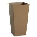 Astron VASE QUADRAT strukturlack 40x40/h75 anthrazitgrau 7016