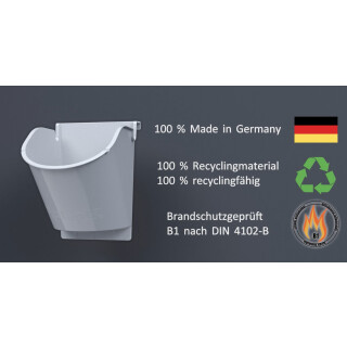 PLANTANOVA - Gefäß für Wandbegrünung 220/195 x 165 / 189 - telegrau