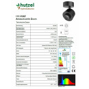 HH-LED Mini Anbauleuchte Zoom, 28W, 2400lm, CRI>90,...