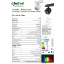 HH-LED Mini Tracklight_Zoom, 28W, 3000lm, CRI>90, 5700K,